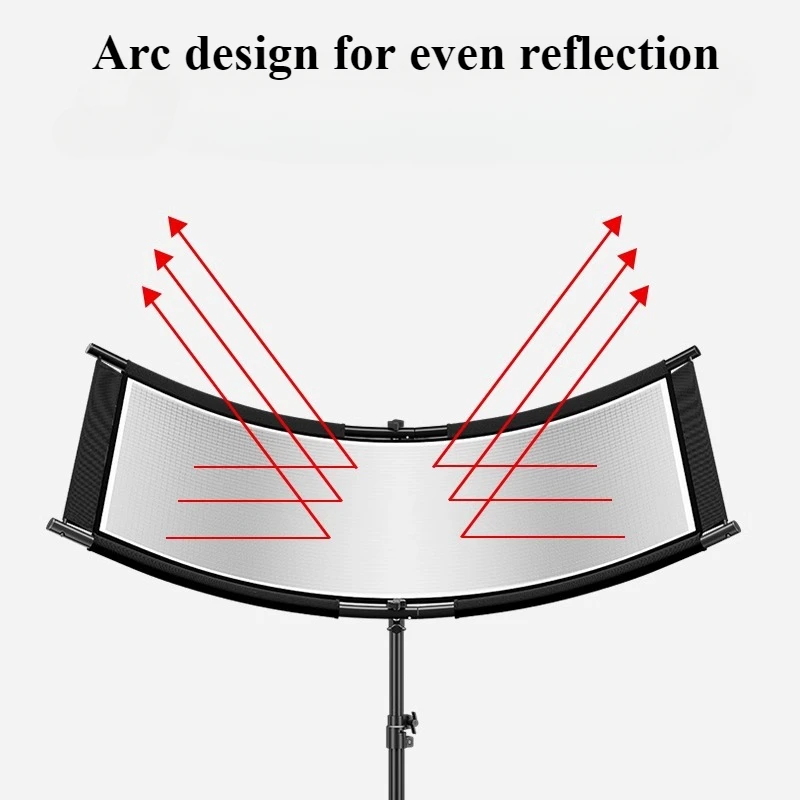 Photography Types Of Lighting - 4-Color Cloth U-Type Reflector Collapsible Photography