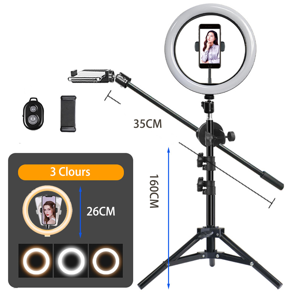 Stand Lighting Photography - 26CM Photography Led Video Ring Light