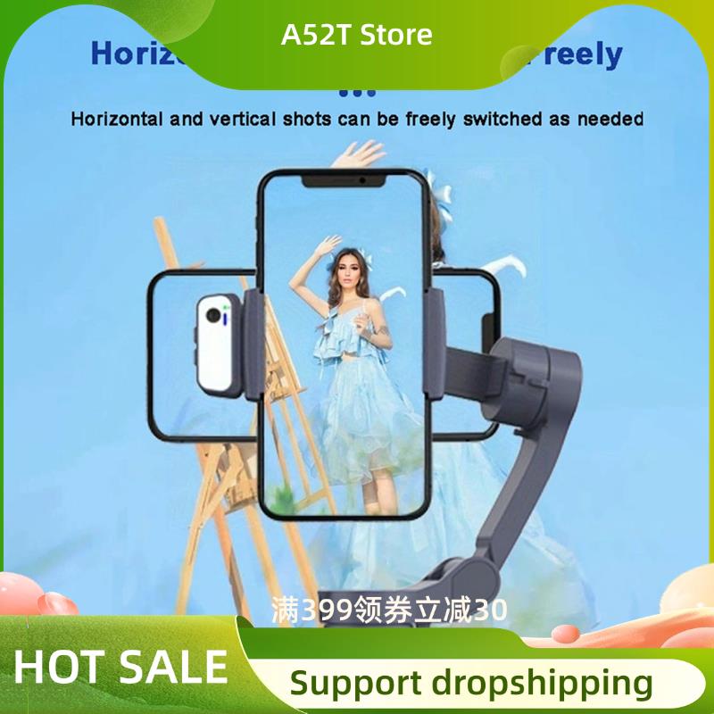 Photography Lighting Ai - A52T F12 3-Axis Gimbal Stabilizer,LED Lighting,Support