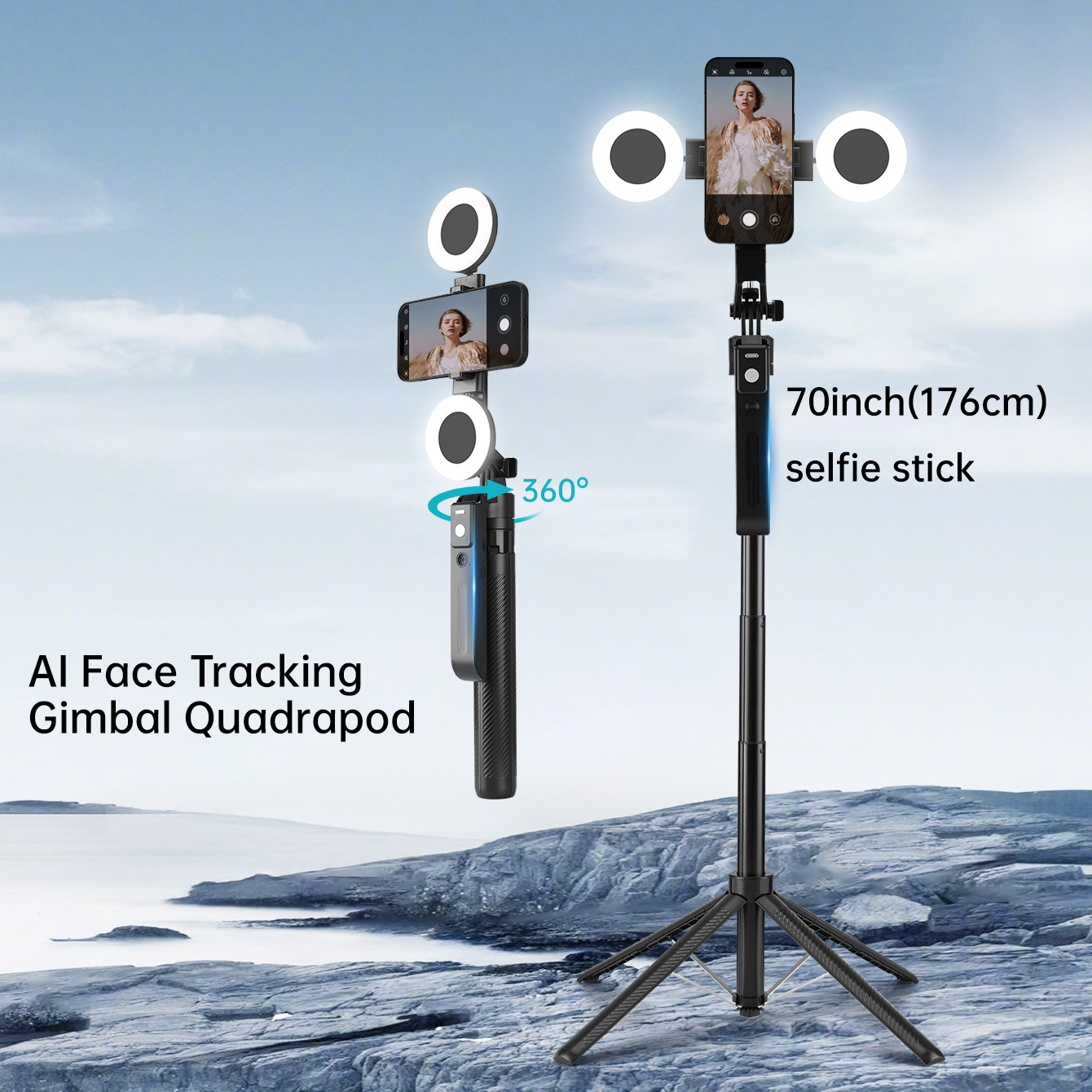 2025 New AI Selfie Stick Tripo - Photography Lighting Ai review and price