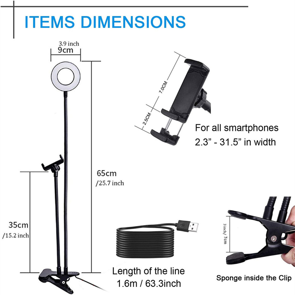 Universal Flexible Mobile Phon - Stand Lighting Photography review and price