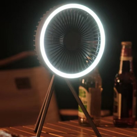 Portable Camping Fan with LED  - Stand Lighting Photography review and price