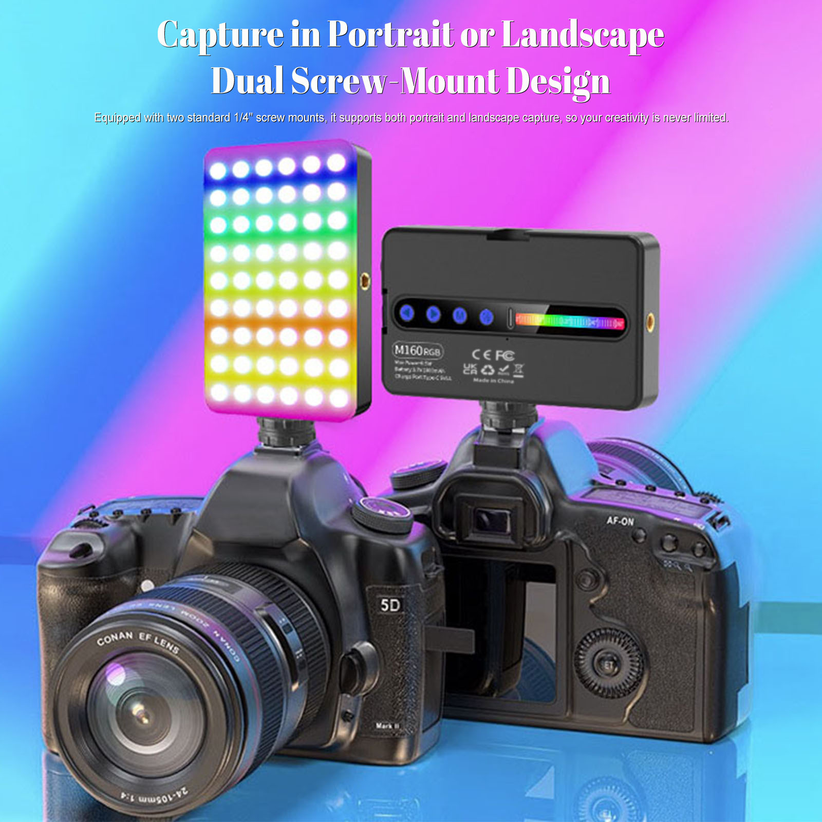 6.5W RGB LED Video Light 2700K - Photography Types Of Lighting review and price