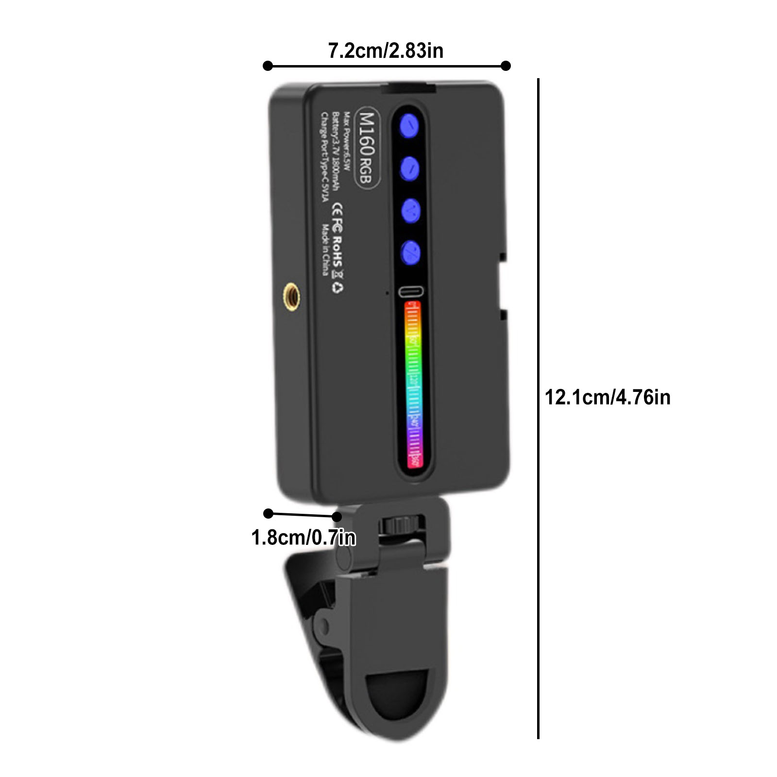 6.5W RGB LED Video Light 2700K - Photography Types Of Lighting review and price