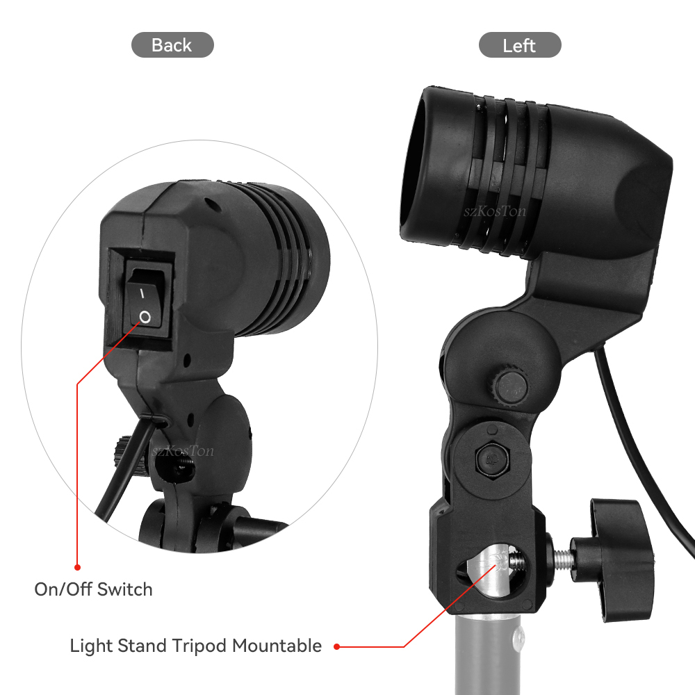 Single Head Bulb Holder E27 So - Photography Lighting With Umbrella review and price