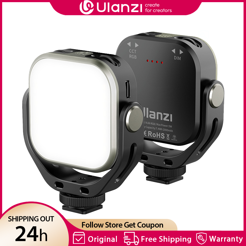 Ulanzi VL66 RGB Video Light 25 - Photography Lighting With Umbrella review and price