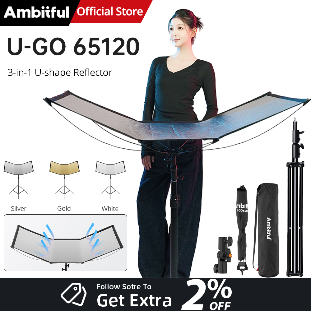 AMBITFUL 3in1 U-Type Light Dif - Photography Types Of Lighting review and price