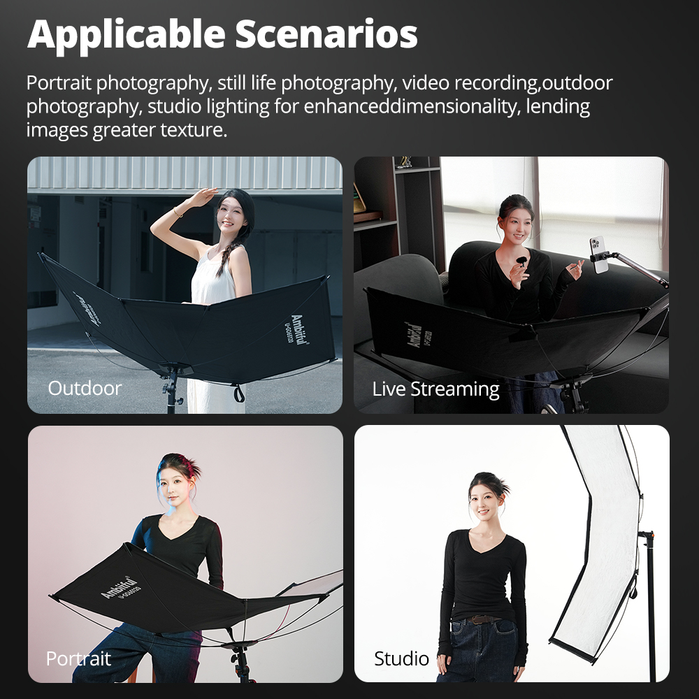 AMBITFUL 3in1 U-Type Light Dif - Photography Types Of Lighting review and price