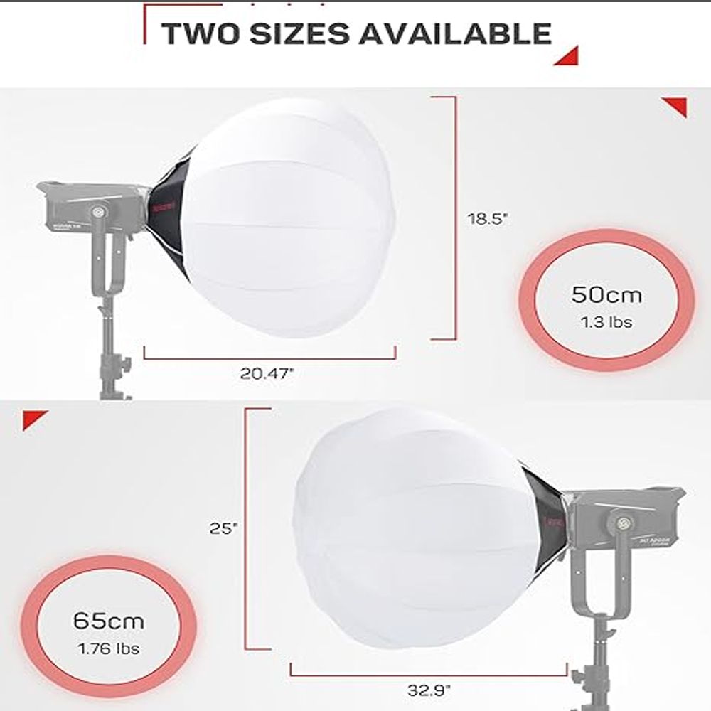 IFOOTAGE 65x65CM Lantern Softb - Barn Door Modifier review and price