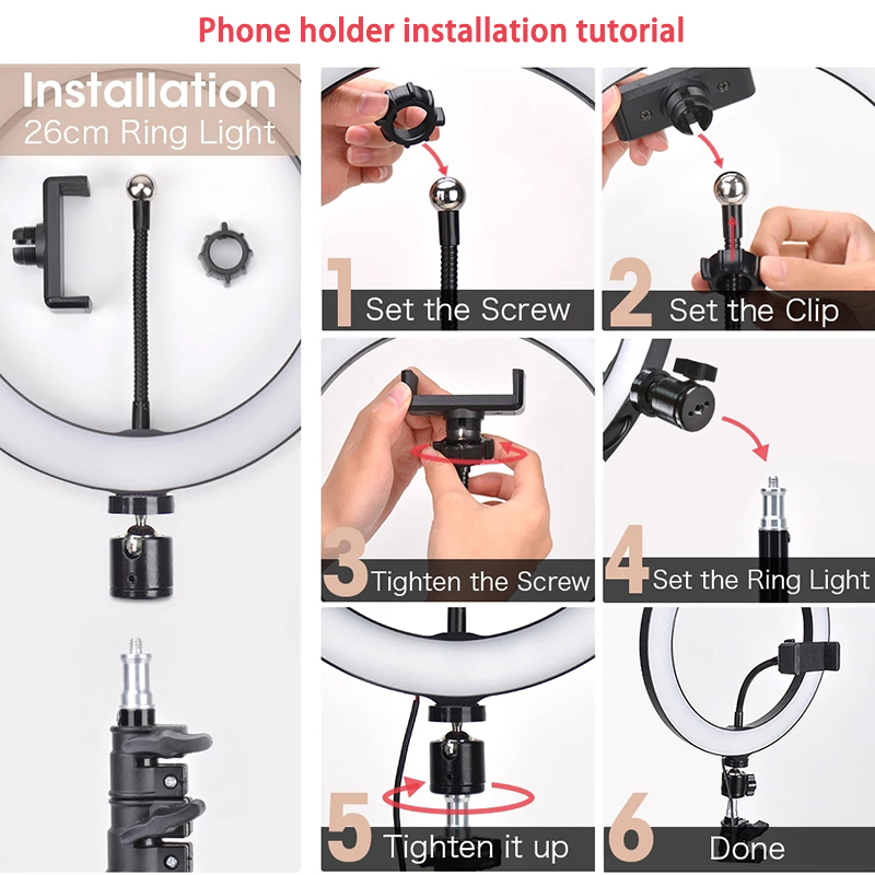 Video Light 16/26/33cm Selfie  - Photography Lighting Stick review and price