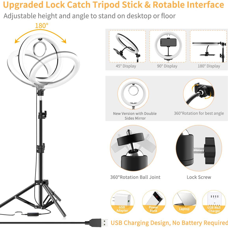Video Light 16/26/33cm Selfie  - Photography Lighting Stick review and price