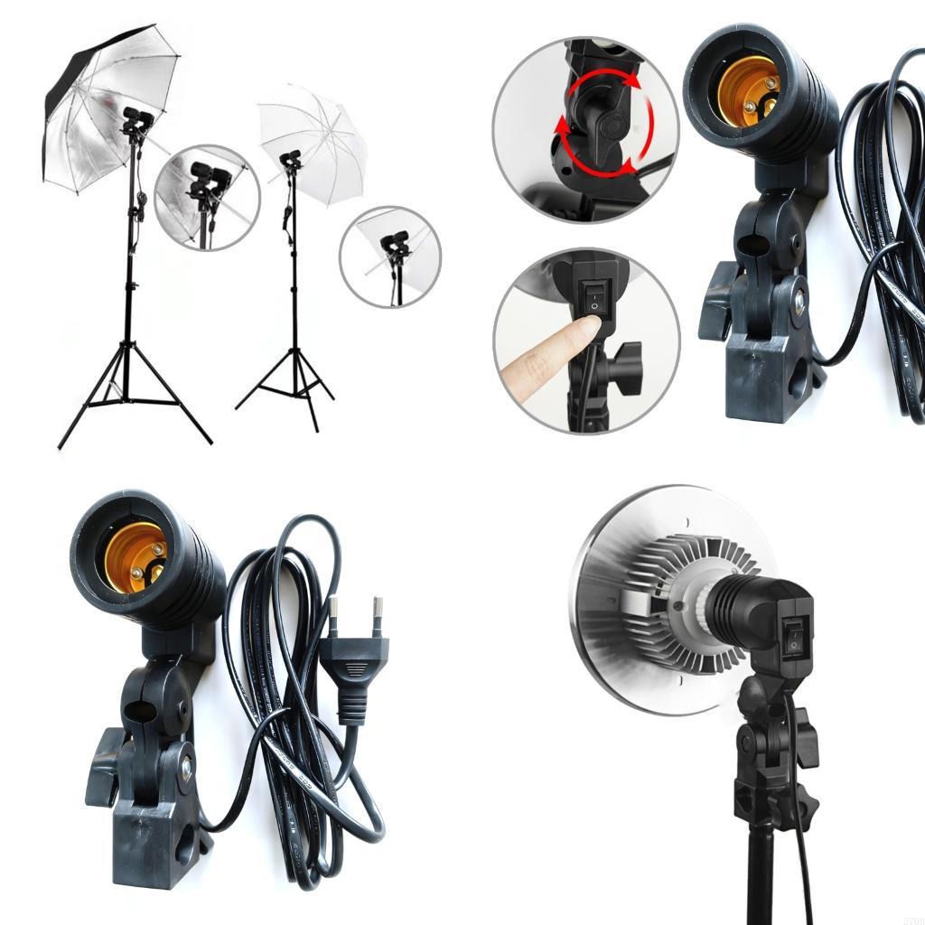 E27 Light Socket Mount with B - Photography Lighting With Umbrella review and price