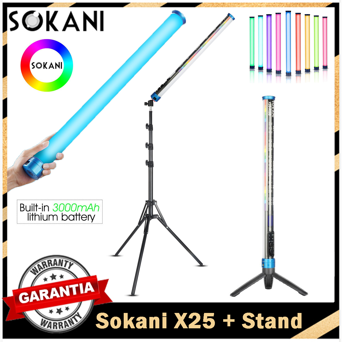 Sokani X25 RGB LED Video Light - Photography Lighting Stick review and price