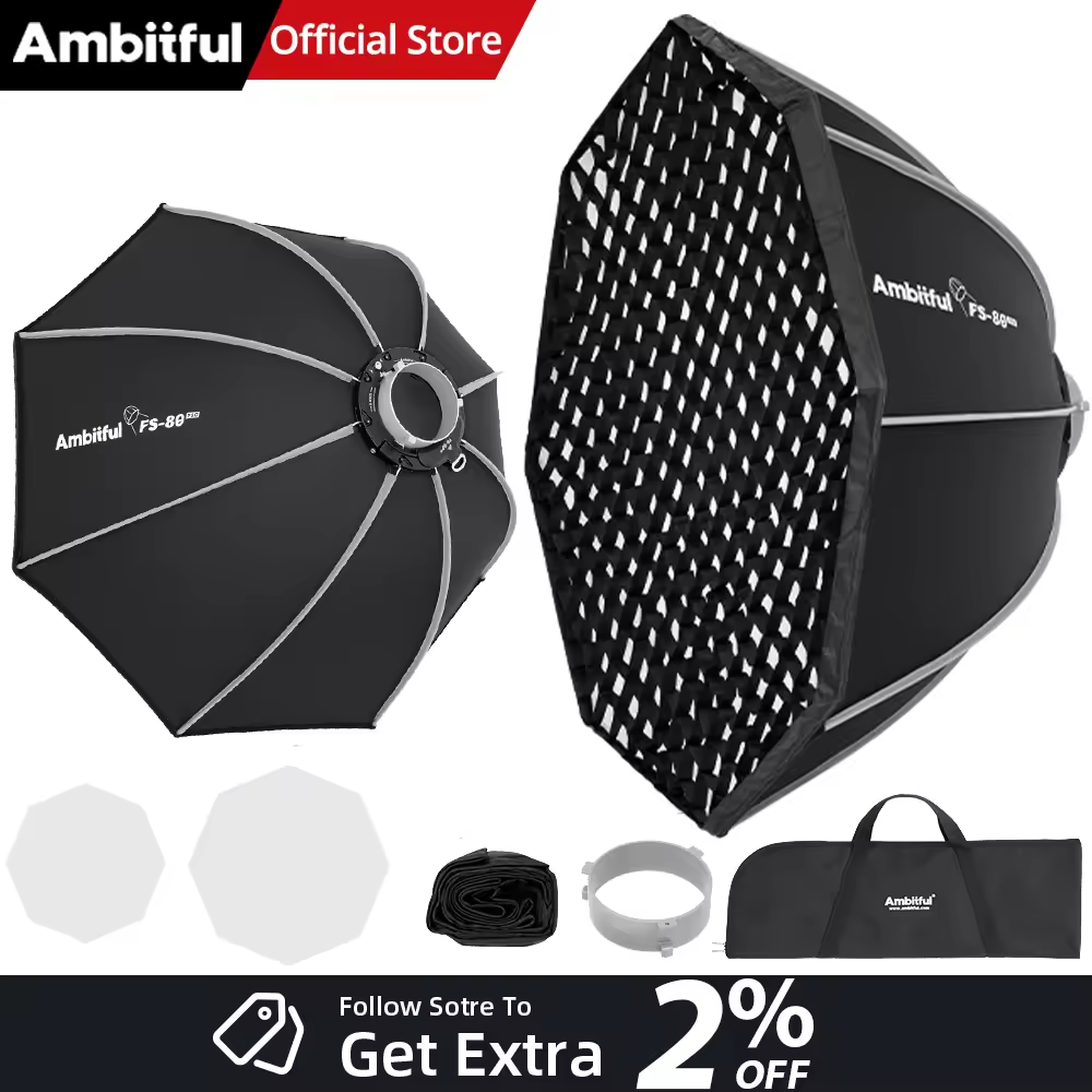 Ambitful FS80PRO Fast Setup Bo - Photography Studio Lighting Set Up review and price