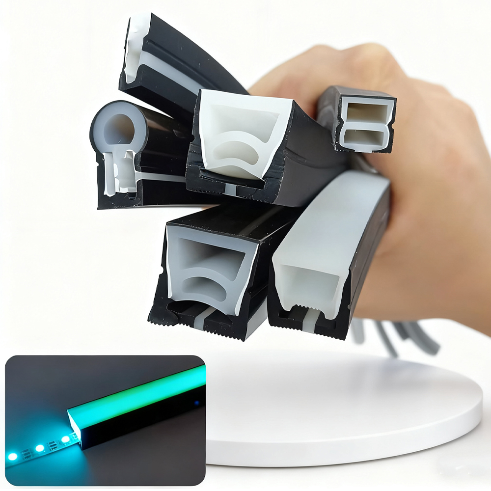 Black Silicone Tube LED Neon L - Diffusion Material Roll review and price